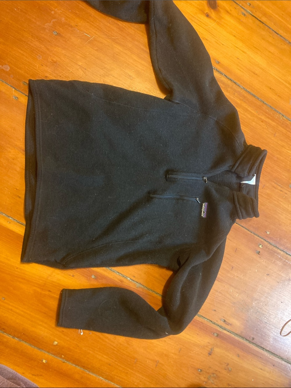 Patagonia Black Half-Zip Fleece Pullover